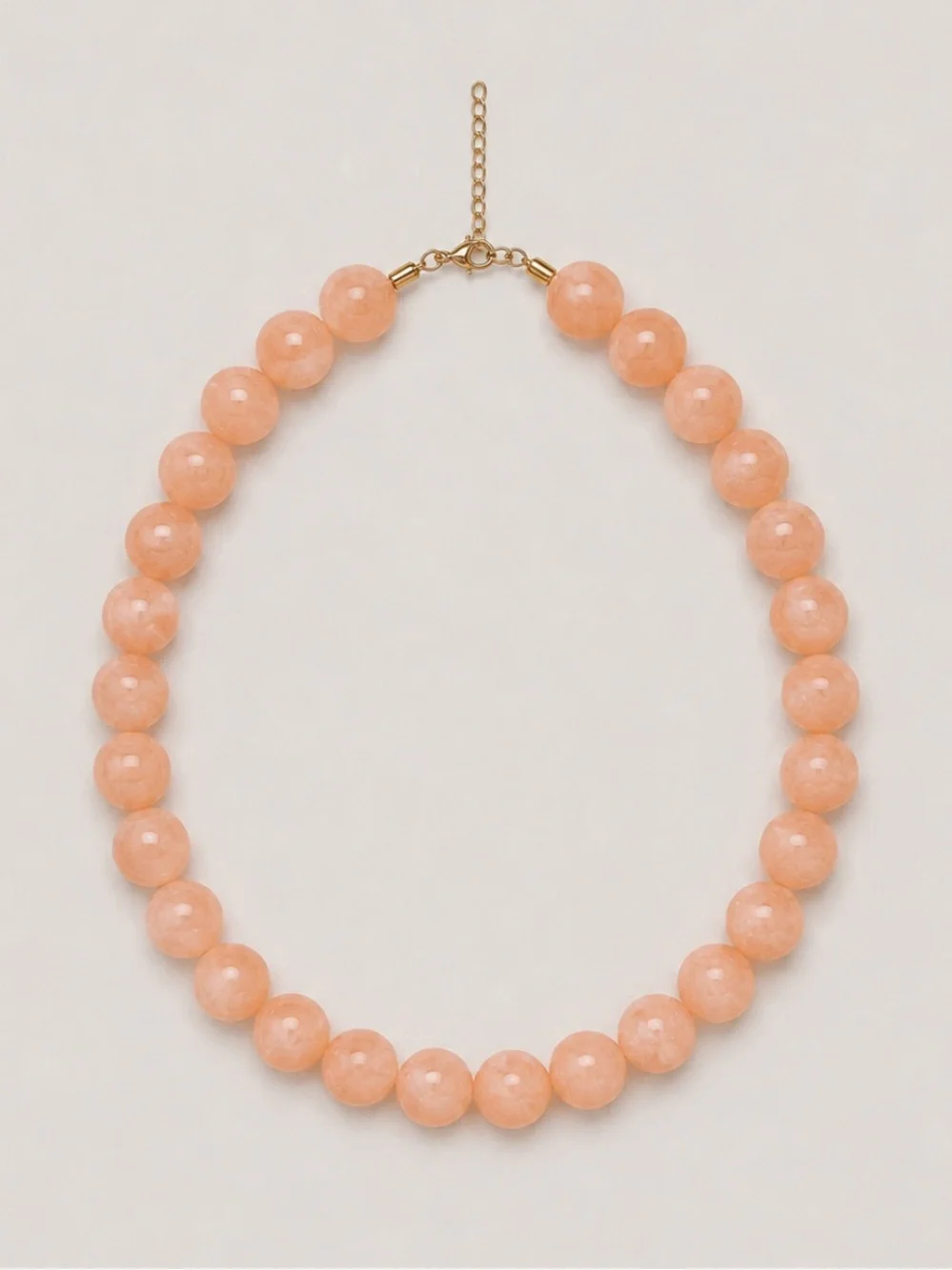 New! Colorful Peach Marble Beaded Dopamine Necklace NWOT 5053